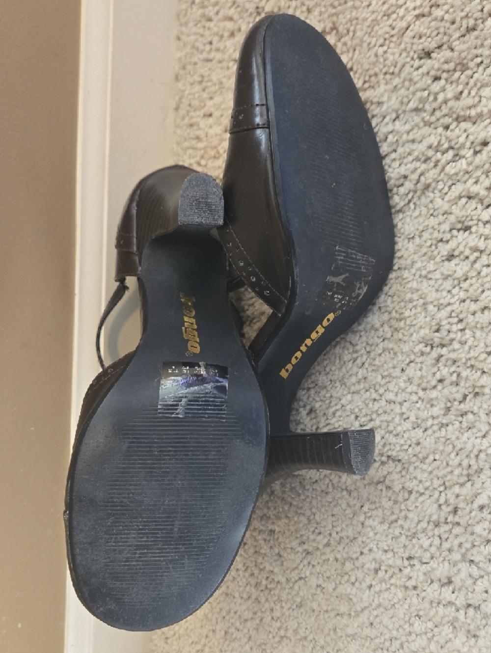 BONGO Browb T‑Strap Brogue Heels - Picture 8 of 8
